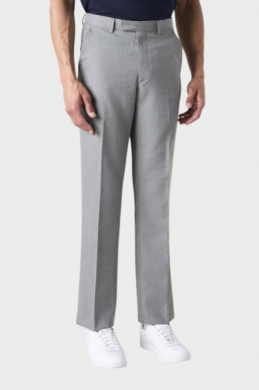 Alderley Men's Suit Trousers, Reg. Fit & Length, Grey Sharkskin