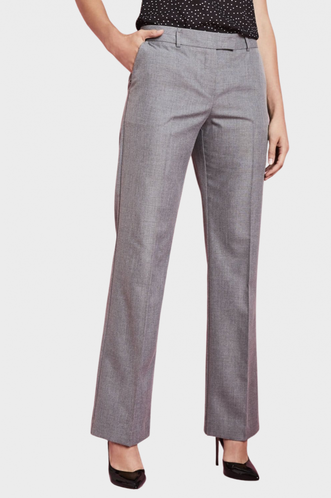 Alderley Women's Trousers, Regular Fit, Tall Length, Grey Sharkskin