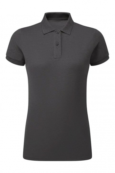 Asquith & Fox Women's Classic Fit Polo Shirt, Charcoal