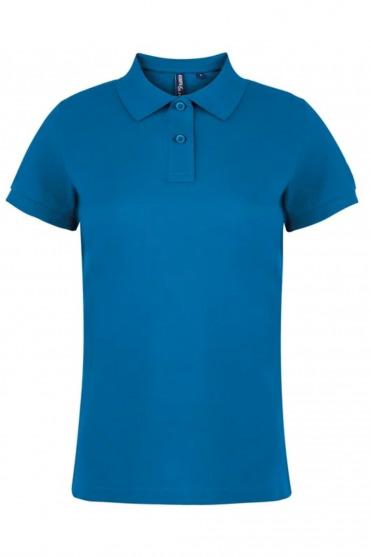 Asquith & Fox Women's Classic Fit Polo Shirt, Sapphire