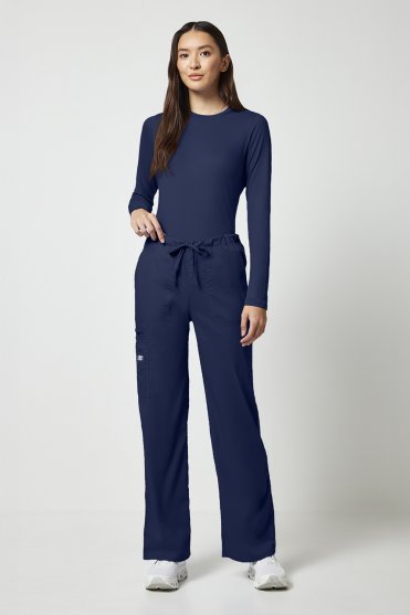 Cherokee Core Stretch Unisex Drawstring Cargo Trouser, Navy