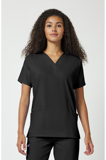 Cherokee Originals Women's V-Neck Scrub Top, Black