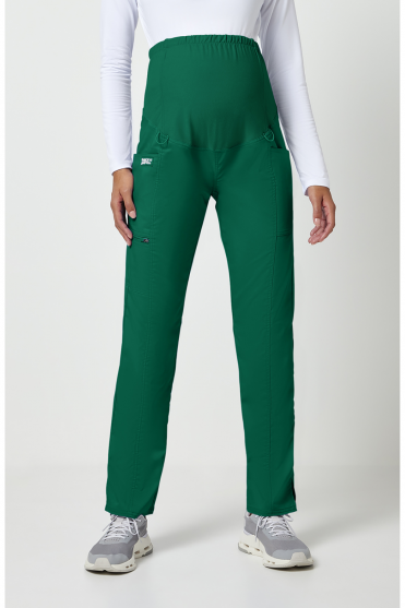 Cherokee Revolution Women's Maternity Pull-On Trouser, Hunter Green