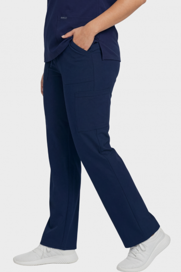 Cherokee Ultra Women's Straight Leg Trouser, Navy