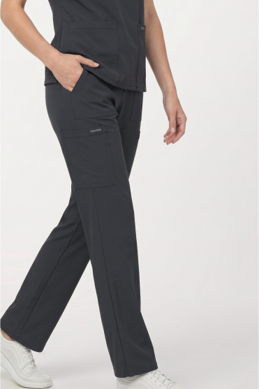 Cherokee Ultra Women's Straight Leg Trouser, Pewter