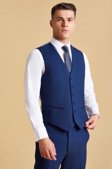 Contemporary Men's Waistcoat, Blue