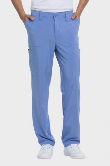 Dickies EDS Essentials Men's Natural Rise Drawstring Scrub Trousers, Ciel
