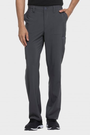 Dickies EDS Essentials Men's Natural Rise Drawstring Scrub Trousers, Pewter
