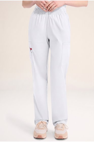 Dickies EDS Signature Women's Natural Rise Pull-on Cargo Trouser, White