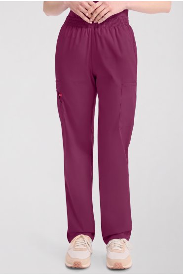 Dickies EDS Signature Women's Natural Rise Pull-on Cargo Trouser, Wine