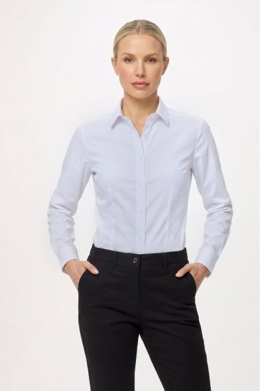 Disley Women's Megan Oxford Shirt, White