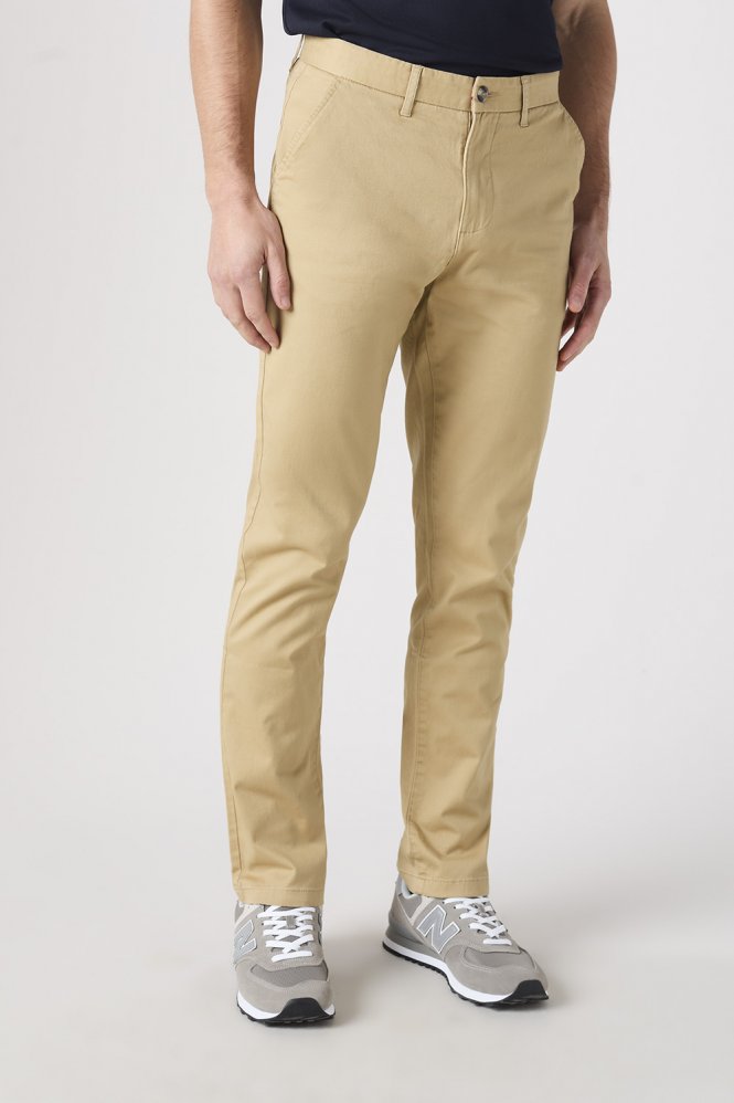 Front Row Men's Stretch Chino, Stone