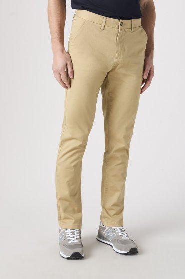 Front Row Men's Stretch Chino, Stone