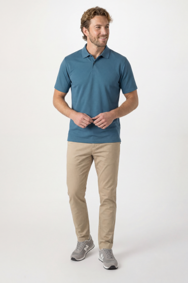 Henbury Men's Coolplus® Polo Shirt Airforce Blue