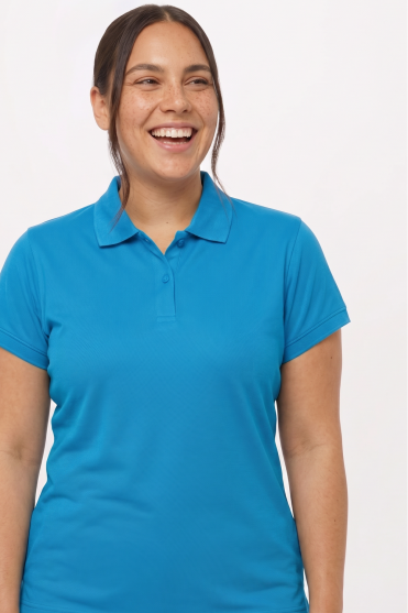 Henbury Women's Coolplus® Polo Shirt Sapphire