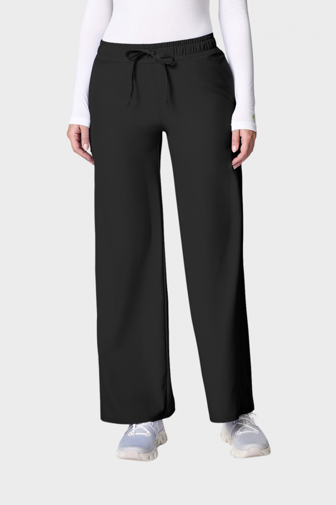 Med Couture Insight Wide Leg Trouser Regular Length, Black