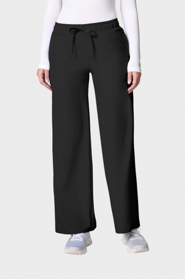 Med Couture Insight Wide Leg Trouser Regular Length, Black