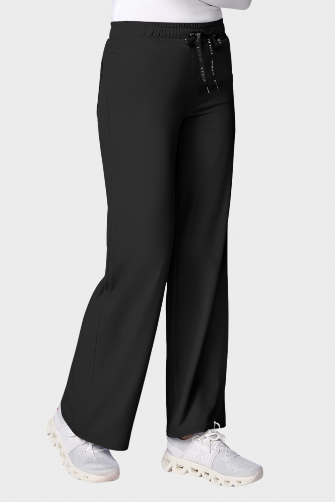 Med Couture Insight Wide Leg Trouser Tall Length, Black
