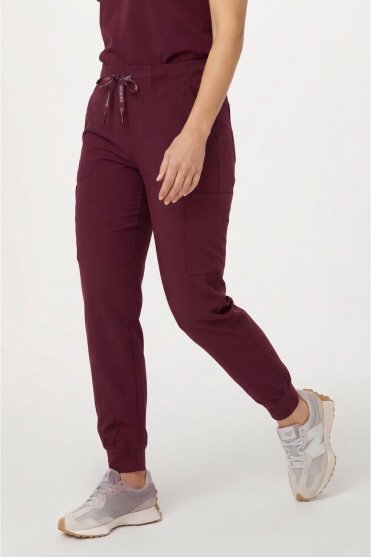 Med Couture Insight Women's Six Pocket Jogger, Wine