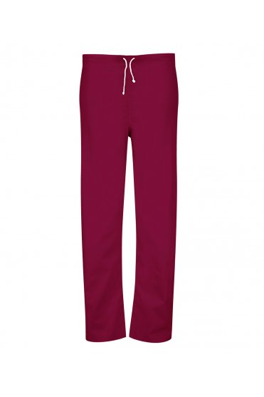 Orbit Unisex Scrub Trousers, Burgundy