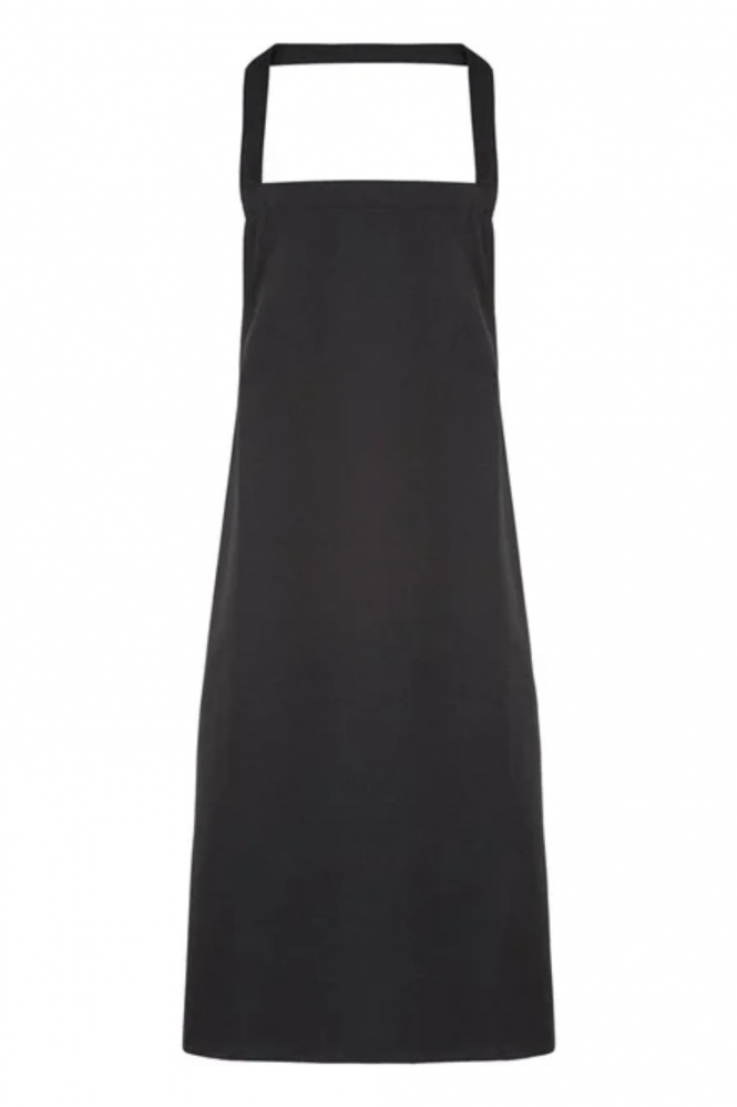Premier 100% Organic Cotton Bib Apron, Black