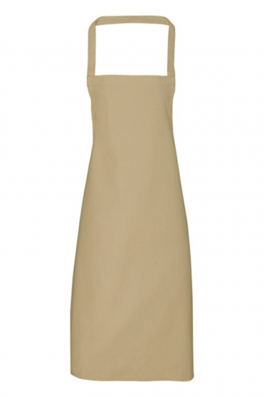 Premier 100% Organic Cotton Bib Apron, Khaki