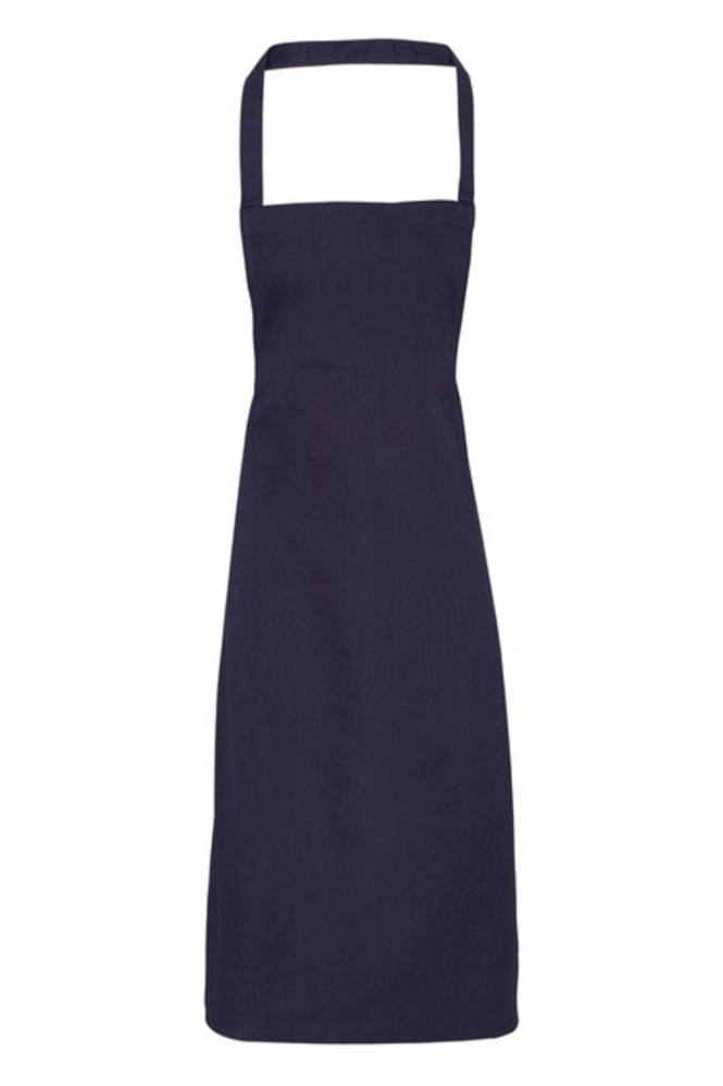 Premier 100% Organic Cotton Bib Apron, Navy
