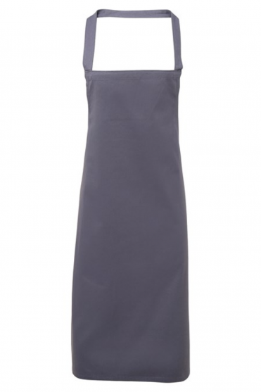 Premier 100% Organic Cotton Bib Apron, Steel