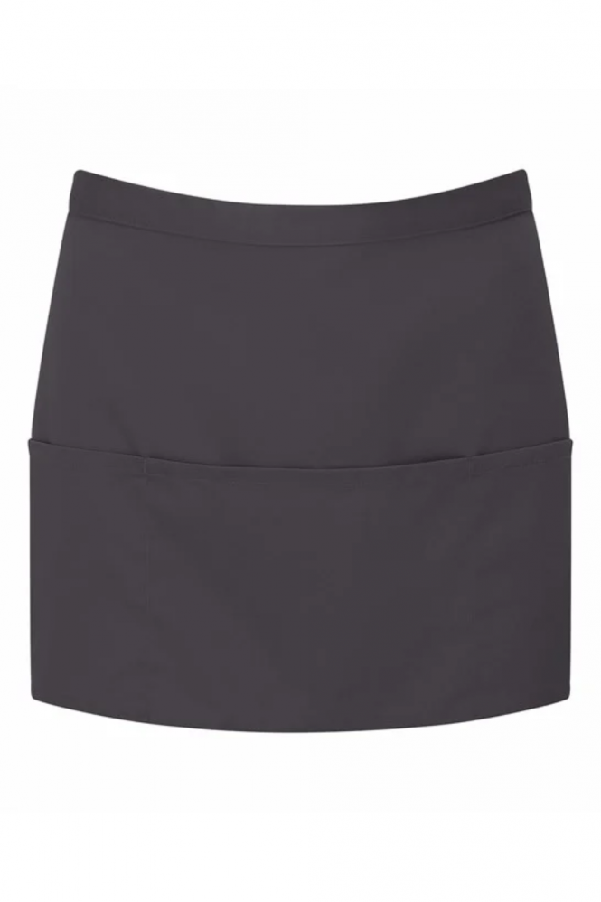 Premier Colours 3 Pocket Apron, Charcoal