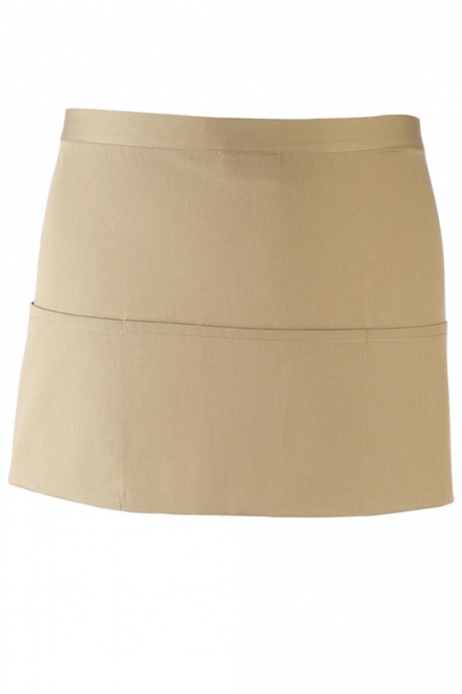 Premier Colours 3 Pocket Apron, Khaki