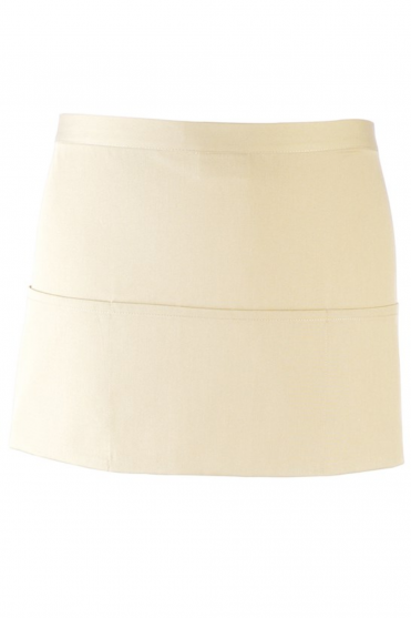 Premier Colours 3 Pocket Apron, Natural