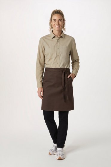 Premier Colours Mid Length Apron, Brown