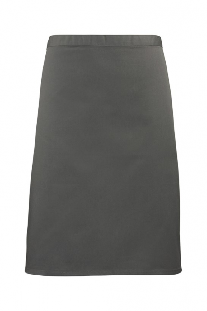 Premier Colours Mid Length Apron, Dark Grey