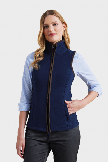 Premier Women's Artisan Fleece Gilet, Navy