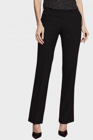 Qualitas Women's Bootleg Trousers Reg. Fit, Short Length, Black