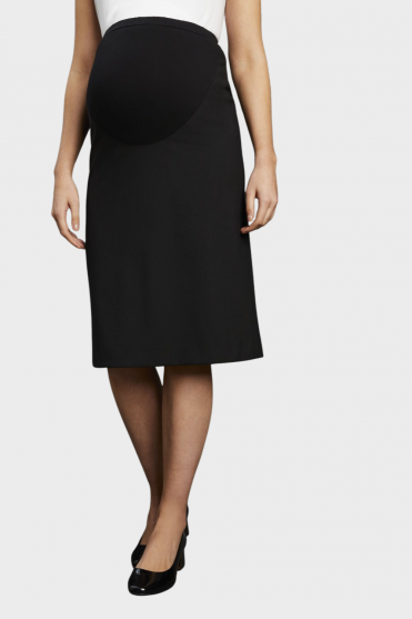 Qualitas Women's Maternity Skirt 27", Black