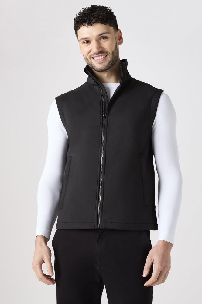 Regatta Men's Ablaze Printable Softshell Bodywarmer, Black
