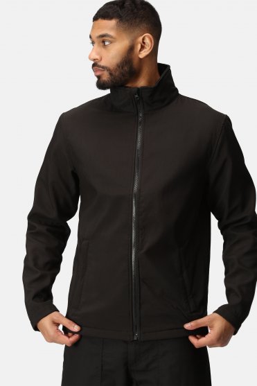 Regatta Unisex Ablaze Printable Softshell, Black