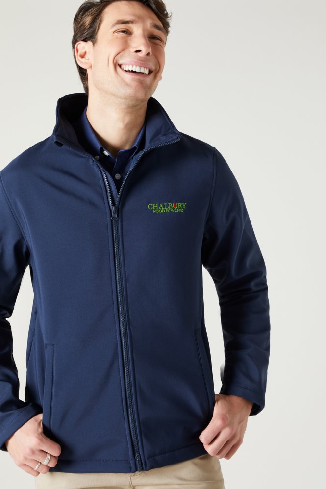Regatta Unisex Ablaze Printable Softshell, Navy