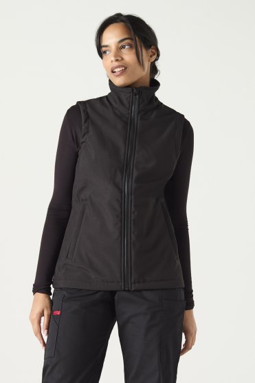 Regatta Women's Ablaze Printable Softshell Bodywarmer, Black
