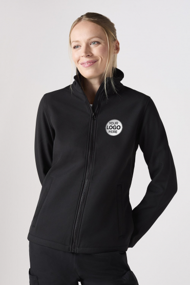 Regatta Women's Ablaze Printable Softshell Jacket, Black