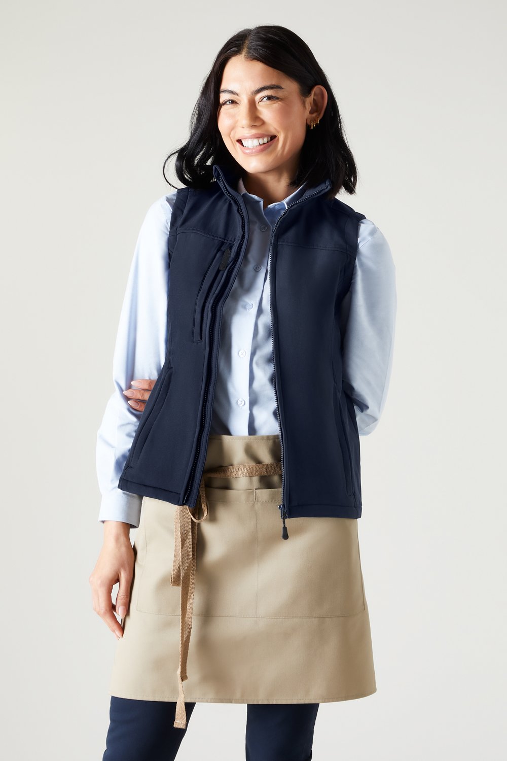 Regatta Professional Women's Flux Softshell Gilet - Blue Size 16 - Image 4
