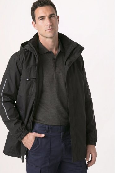 Result 3-in-1 Core Transit Jacket with Printable Softshell Inner, Black