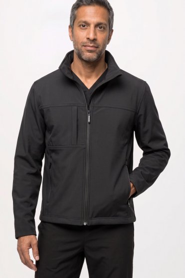 Result Men's Classic Softshell Jacket, Black
