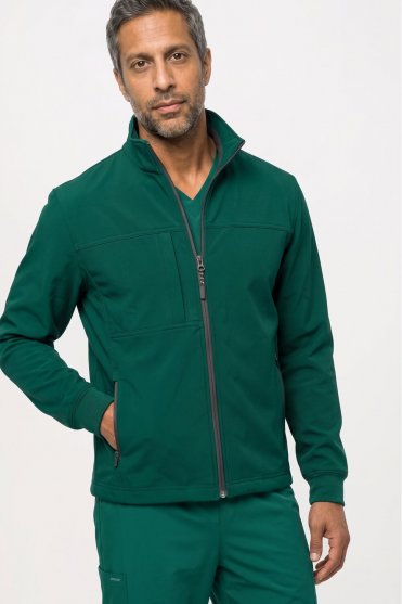 Result Men's Classic Softshell Jacket, Bottle Green