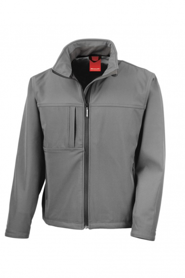 Result Men's Classic Softshell Jacket, Grey