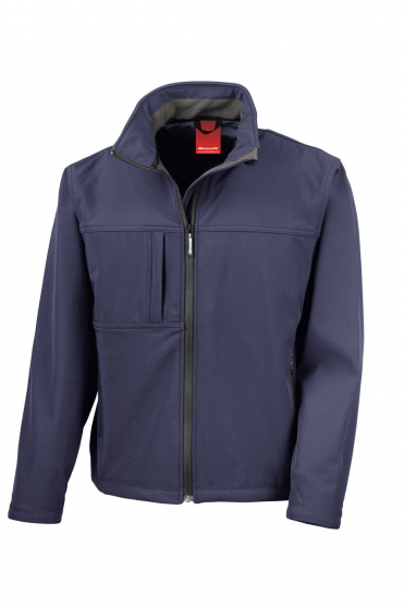 Result Men's Classic Softshell Jacket, Navy