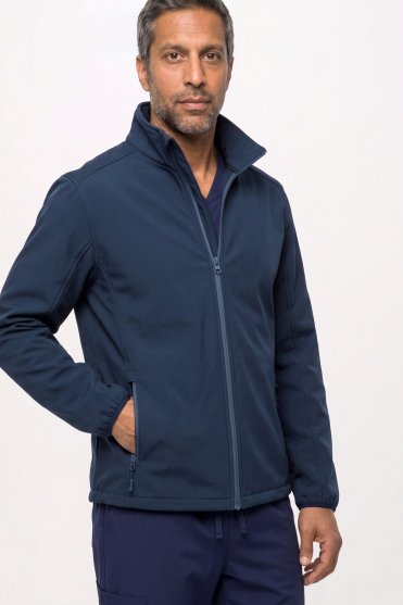 Result Men's Core Printable Softshell Jacket, Navy/Navy