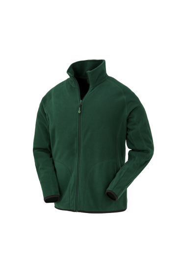 Result Recycled Micro Fleece Jacket, Forest Green