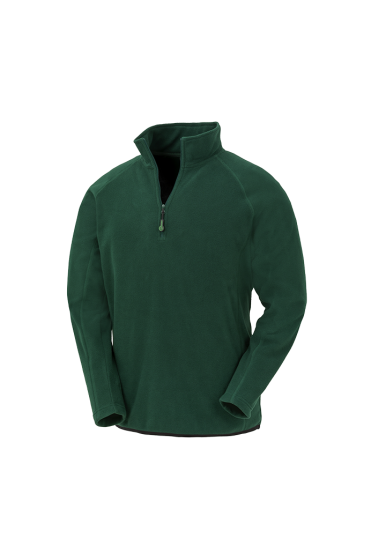 Result Recycled Micro Fleece Top, Forest Green